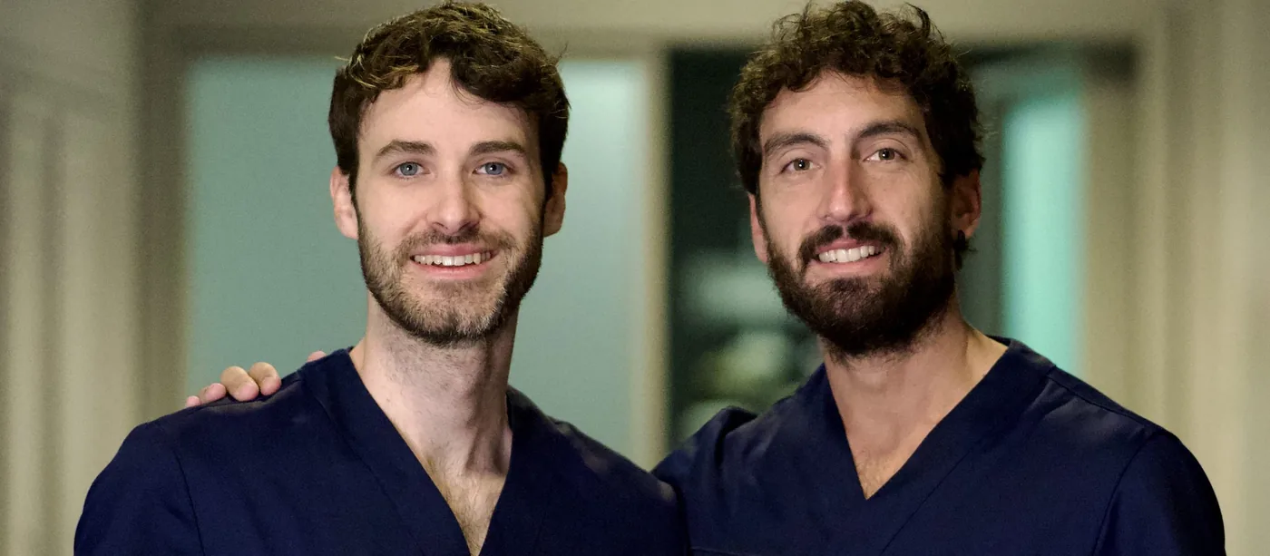 Il Dott. Francesco Gelormini e il Dott. Federico Ricardi, chirurghi refrattivi di Edoria Vision
